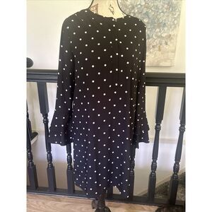 Loft, Ann Taylor Shift Polka‎ Dot Dress, Size SP